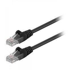 Καλώδιο Ethernet Cat 5E Μαύρο (0.5M)