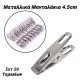 Μεταλλικά μανταλάκια 4.5cm 20 τεμάχια Μεταλλικά μανταλάκια 4.5cm 20 τεμάχια