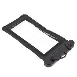 Αδιάβροχη θήκη κινητού τηλεφώνου μαύρη