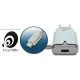 Loophole Ac Adapter Micro-B Silver Loophole Ac Adapter Micro-B Silver