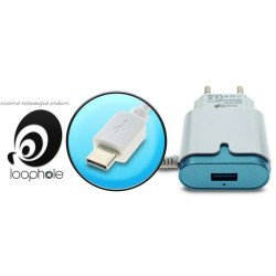 Loophole Ac Adapter Type-C Blue