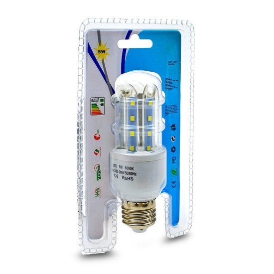 Λάμπα Led E27 5W 6000K