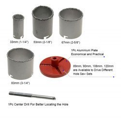 Σετ 4 Ποτηροτρύπανα Μπετού (33Mm - 53Mm - 67Mm - 83Mm) Σετ 4 Ποτηροτρύπανα Μπετού (33Mm - 53Mm - 67Mm - 83Mm)