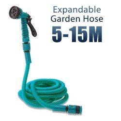 Επεκτάσιμο Λάστιχο Ποτίσματος 5-15M Cyan