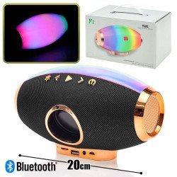 Precious Gold Hifi Bluetooth True Stereo Led Black