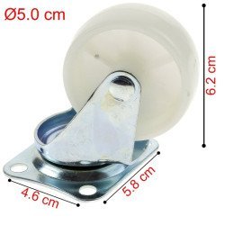 Βιομηχανικό ροδάκι περιστρεφόμενου άξονα