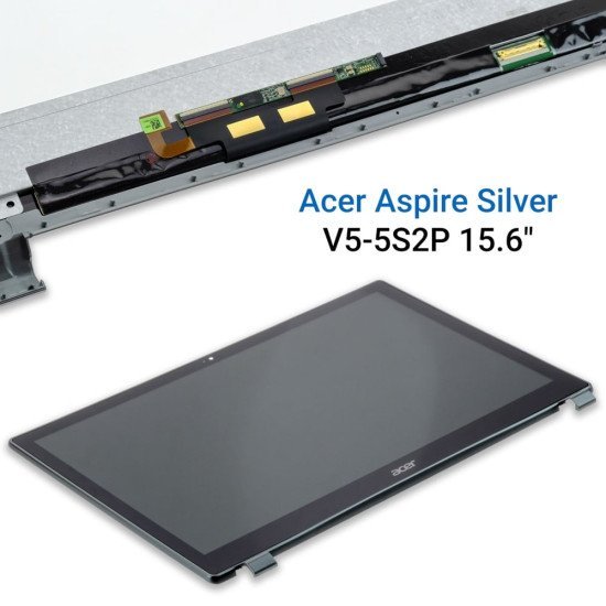 Acer aspire v5-5s2p 1366x768 15.6" (silver) - grade a- Acer aspire v5-5s2p 1366x768 15.6" (silver) - grade a-
