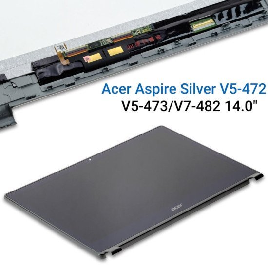 Acer aspire v5-472/v5-473/v7-482 1920x1080 14.0" (silver) - grade b- Acer aspire v5-472/v5-473/v7-482 1920x1080 14.0" (silver) - grade b-