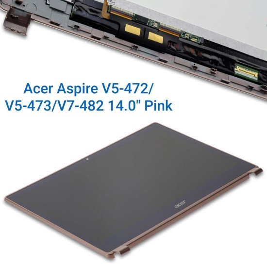 Acer aspire v5-472/v5-473/v7-482 1920x1080 14.0" (pink) - grade a