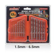 Κασετίνα 13 Τεμάχια Τρυπάνια Ατσάλι Κασετίνα 13 Τεμάχια Τρυπάνια Ατσάλι