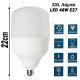 Xxl Μεγάλη Λάμπα Led 48W E27 Με 5 Χρόνια Εγγγύηση