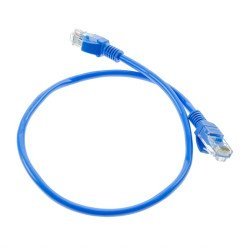 Καλώδιο Ethernet 0.5M Cat 5E Μπλε