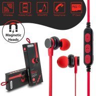 Magnetic Bt Headset Ms-T1 Red Magnetic Bt Headset Ms-T1 Red