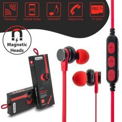 Magnetic Bt Headset Ms-T1 Red
