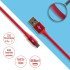 Καλώδιο Φόρτισης-Δεδομένων Micro Usb 26Cm Κόκκινο