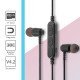 Magnetic Metal Headset Bt V4.2 Ms-T15 Black Magnetic Metal Headset Bt V4.2 Ms-T15 Black