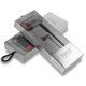 Magnetic Metal Headset Bt V4.2 Ms-T15 Silver