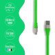Καλώδιο Φόρτισης - Δεδομένων Micro Usb Πράσινο 1.2M Καλώδιο Φόρτισης - Δεδομένων Micro Usb Πράσινο 1.2M
