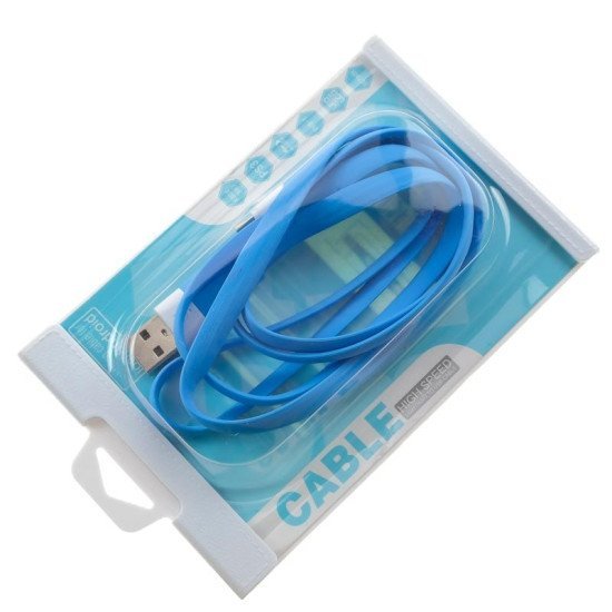 Καλώδιο Φόρτισης - Δεδομένων Micro Usb Μπλε 1.2M Καλώδιο Φόρτισης - Δεδομένων Micro Usb Μπλε 1.2M