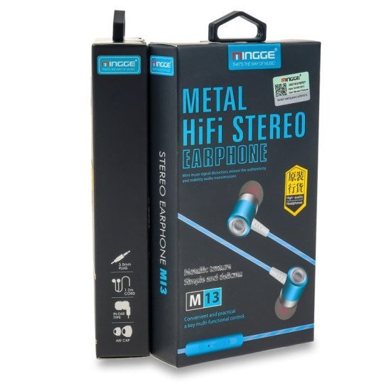 Metal Stereo Hi-Fi Handsfree M13 Blue