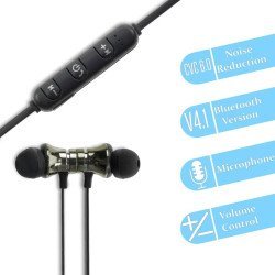 Magnetic Headset Bt Ry-2 Silver