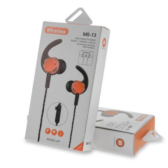 Magnetic Bt Headset Ms-T3 Red Magnetic Bt Headset Ms-T3 Red