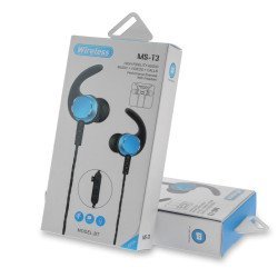 Magnetic Bt Headset Ms-T3 Blue