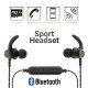 Magnetic Bt Headset Ms-T3 Gold Magnetic Bt Headset Ms-T3 Gold