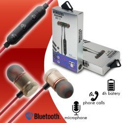 Bt Sport Magnetic Handsfree Ry-1 Red