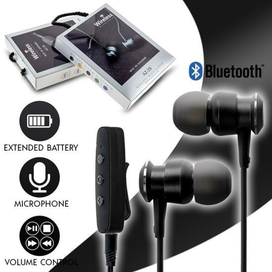 Magnetic Bt Headset Az-29 Black Magnetic Bt Headset Az-29 Black