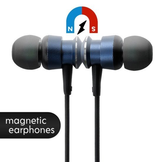 Magnetic Bt Headset Az-29 Blue Magnetic Bt Headset Az-29 Blue