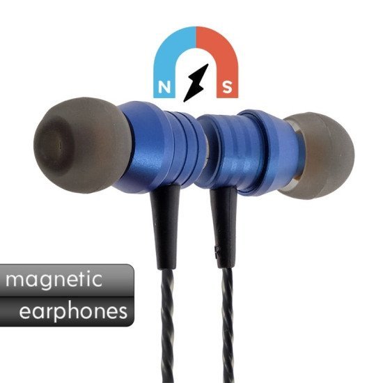 Magnetic Bt Headset Az-28 Blue Magnetic Bt Headset Az-28 Blue