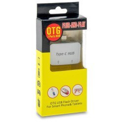 Type-C To Usb 3.0 Otg Hub Silver