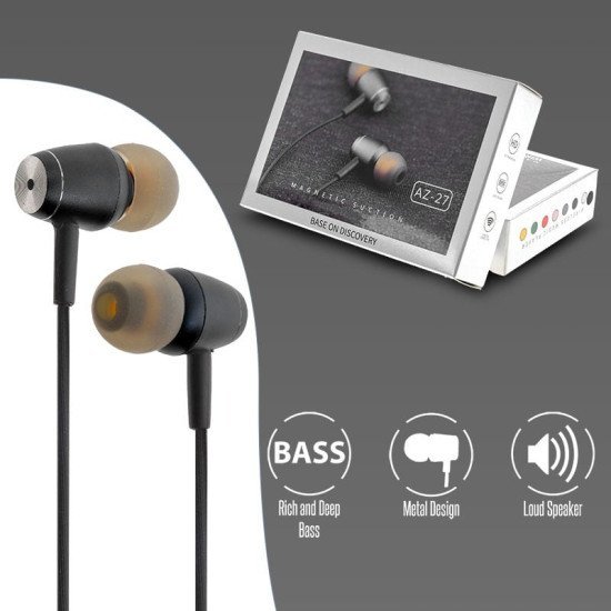 Magnetic Headset Az-27 Black