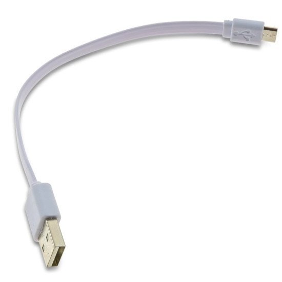 Καλώδιο Φόρτισης Usb To Micro-B 20Cm Πλακέ
