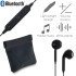 Bt stereo handsfree black +θήκη