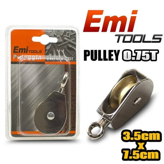 Emi tools τροχαλία 3.5x7.5cm 0.75t Emi tools τροχαλία 3.5x7.5cm 0.75t