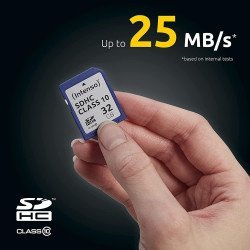 Intenso Κάρτα Μνήμης Sdhc 32 Gb  Class 10 Μπλε Intenso Κάρτα Μνήμης Sdhc 32 Gb  Class 10 Μπλε