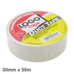 Logo Πλατιά Υφασμάτινη Ταινία 50Μμ X 50M Λευκή