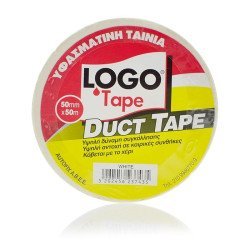 Logo Πλατιά Υφασμάτινη Ταινία 50Μμ X 50M Λευκή