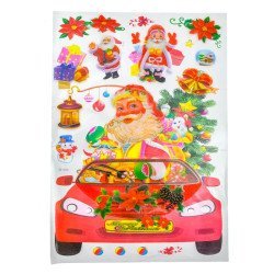 50cm*37cm χριστουγεννιάτικα αυτοκόλλητα theme i