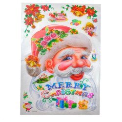 50cm*37cm χριστουγεννιάτικα αυτοκόλλητα theme ii