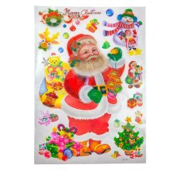 50cm*37cm χριστουγεννιάτικα αυτοκόλλητα theme iv