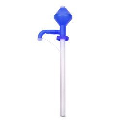 Αντλία μετάγγισης υγρών χειροκίνητη μπλε