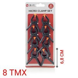 Ισχυρός Σφιγκτήρας 6,8Cm 8Τμχ