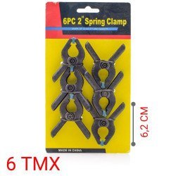 Ισχυρός Σφιγκτήρας 6,2Cm 6Τμχ