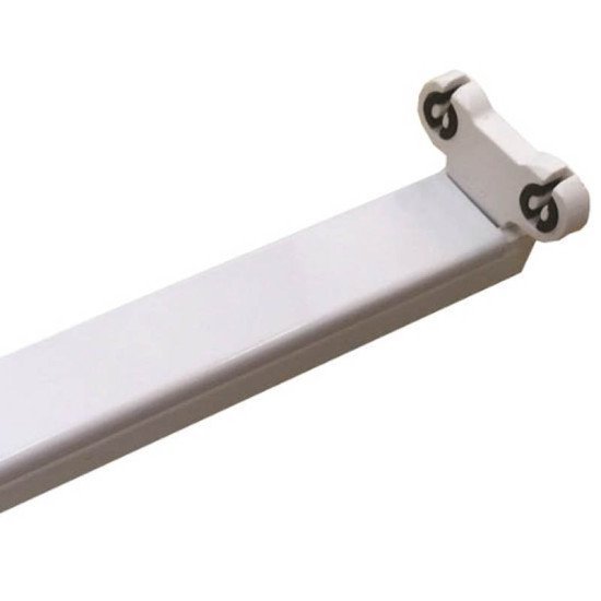Φωτιστικό Διπλό Μεταλλικό Slim Για Led Tube 2Χ1.20M Φωτιστικό Διπλό Μεταλλικό Slim Για Led Tube 2Χ1.20M