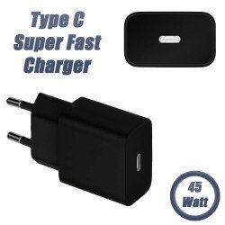 Φορτιστής Super Fast Type-C Black