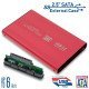 External Case Hdd 2.5'' Sata Usb 3 Red External Case Hdd 2.5'' Sata Usb 3 Red