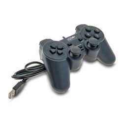 Gaming pad για pc με δόνηση double shock